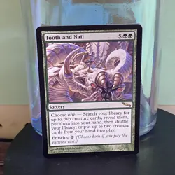 Tooth and Nail MTG Mirrodin LP TCG CARD - Image 1
