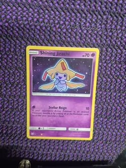 Shining Jirachi 42/73 Shining Legends Holo Rare Card Near Mint NM Condition - Image 4