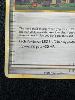 Indigo Plateau 86/102 HGSS Triumphant Stadium Pokemon Card - Image 5