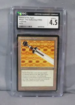 SWORD OF THE AGES 1994 MTG Legends Magic the Gathering Rare Card CGC 4.5 VG/Ex+ - Image 1