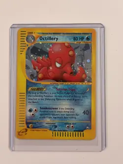 Octillery H20/H32 Aquapolis Reverse RARE Holo Pokemon Card WOTC e-Reader LP 2002 - Image 1