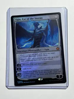 Ugin Eye of The Storms Tarkir: Dragonstorm Foil MTG Magic The Gathering Card NM - Image 1