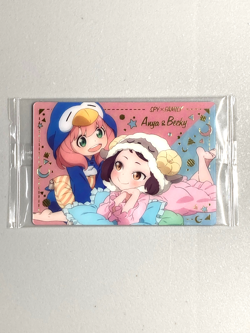 Anya and Becky - SP 025 - Spy Family Wafer Sealed Card - Japanese - Image 1