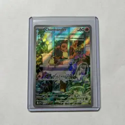 Scarlet & Violet Charmander Full Art Holo 044 Exclusive Promo Card - Image 1