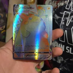 Pokemon Pikachu VMAX Secret Rare 188/185 Vivid Voltage Holo 310 HP Card - Image 1