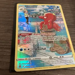 Pokemon Card Octillery Full Art Rare Trainer Gallery Brilliant Stars TG03/TG30 - Image 2