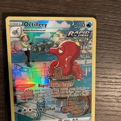 Pokemon Card Octillery Full Art Rare Trainer Gallery Brilliant Stars TG03/TG30 - Image 3