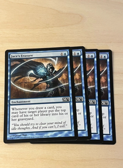 MTG - Jace's Erasure - Magic 2012 (M12) #60- Playset (X4) - Image 1