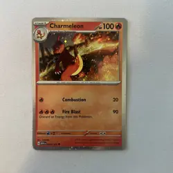 CHARMELEON 005/165 151 Cosmos Holo Uncommon Pokemon TCG Near Mint Pokemon Card - Image 1