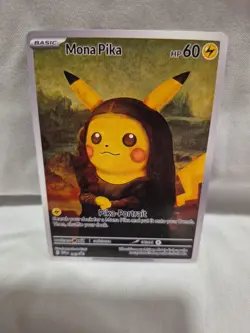 Pokemon Inspired Mona Pika Fan Art Card - Image 1
