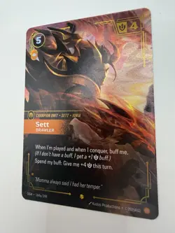 Sett 164a/298 League of Legends TCG Wild Rift Splash Team Card NM - Image 2