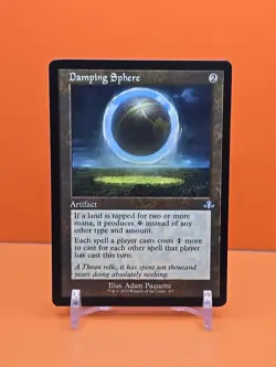 🟤🟤 2023 Magic The Gathering DAMPING SPHERE #377 DOMINARIA REMASTERED UNPLAYED - Image 1