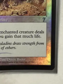 1x FOIL Spirit Link, NM, Seventh Edition (7ED), Magic: the Gathering, MtG - Image 2