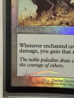 1x FOIL Spirit Link, NM, Seventh Edition (7ED), Magic: the Gathering, MtG - Image 3