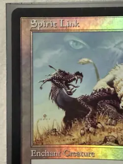 1x FOIL Spirit Link, NM, Seventh Edition (7ED), Magic: the Gathering, MtG - Image 4