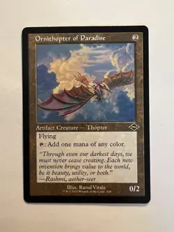 Ornithopter of Paradise - RETRO FRAME - MTG Modern Horizons 2 - NM - Image 1