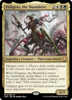 MTG Vishgraz, the Doomhive [Phyrexia: All Will Be One Commander] Foil Near Mint - Image 1