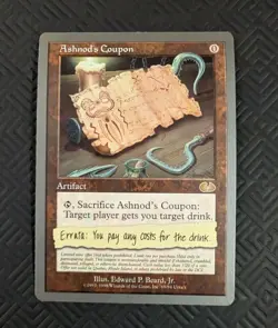 Ashnod's Coupon Unglued NM Near Mint MTG - Image 1