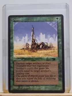 Crumble [Antiquities] MTG English Regular NM *Actual Pictures - Image 1