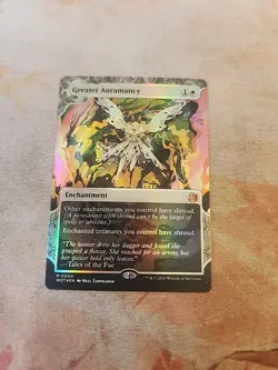 Greater Auramancy Foil Wilds Of Eldraine Enchanting Tales MTG NM - Image 1