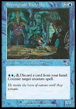 Stronghold Biologist -Foil Medium Play MTG Nemesis - Image 1