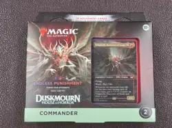 1x Endless Punishment x1 MTG Duskmourn (DSK) Commander Deck [NEW, SEALED] - Image 1