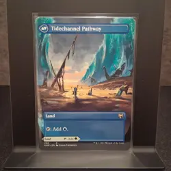 MTG Barkchannel Pathway - Tidechannel Pathway (Borderless) Kaldheim Regular - Image 2