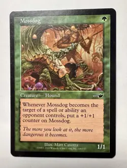 Magic the Gathering MTG Mossdog (106) Nemesis LP - Image 1