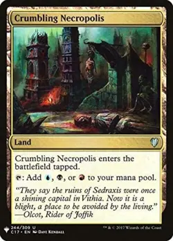 Crumbling Necropolis - Light Play MTG Mystery Booster - Image 1