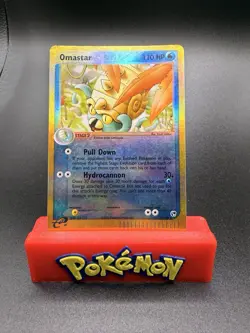 Omastar 19/100 EX Sandstorm Reverse Holo Vintage Pokemon Card LP/MP - Image 1