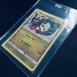 Pokemon TCG Shining Rayquaza Card Shining Legends Holo Rare 56/73 LP Condition - Image 4