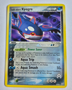 Pokemon TCG Team Aqua's Kyogre Card 3/95 Regular Rare - Image 1