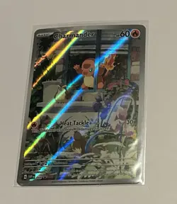 Pokemon Charmander 044 Scarlet & Violet Promo Holo Card 60HP Heat Tackle English - Image 1