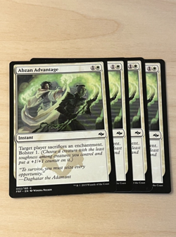 MTG -Abzan Advantage - Fate Reforged #2 - Playset (X4) - Image 1