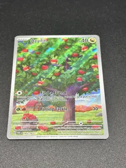 Pokemon TCG Applin Holo Card Twilight Masquerade Illustration Rare, 185/167 - Image 2