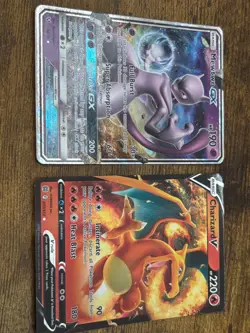 Pokemon 15 card holo lot Charizard V Mewtwo GX EX and more - Image 5