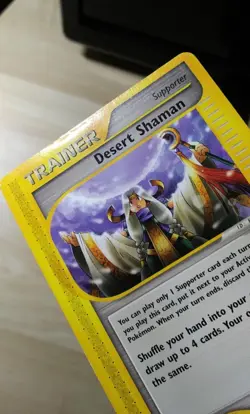 Pokemon Card 123 Desert Shaman Skyridge 2003 E-Reader Series WotC MP - Image 3