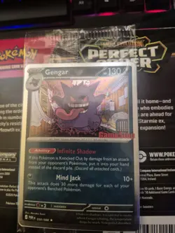 Gengar Perfect Order Gamestop Stamped Promo Card Sealed Pokemon TCG - Image 1