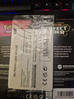 Gengar Perfect Order Gamestop Stamped Promo Card Sealed Pokemon TCG - Image 2