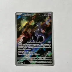 Pokemon Mewtwo SVP 052 Black Star Promo Scarlet and Violet Card - Image 1