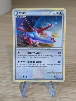 Pokemon Latias HGSS10 Holo Promo Card - HGSS Promo 2010 - Pokemon TCG English LP - Image 1