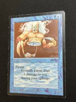 Serendib Efreet - Arabian Nights - 1993 - Heavily Played - MTG - Image 1