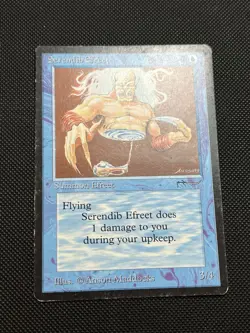 Serendib Efreet - Arabian Nights - 1993 - Heavily Played - MTG - Image 2