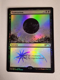 MTG Damnation Judge Promos Foil Card Near Mint Condition - Image 1