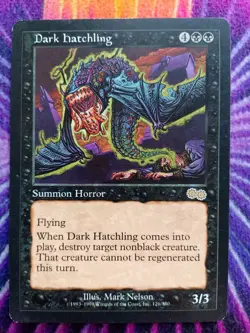 MTG Magic the Gathering - Dark Hatchling - Image 1