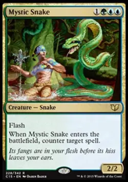 Mystic Snake - Light Play MTG Commander 2015 - Image 1