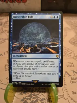 MTG Inexorable Tide Commander: FINAL FANTASY Regular Rare NM - Image 1