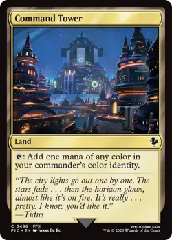 Command Tower (0486) [FINAL FANTASY Commander] Magic MTG - Image 1