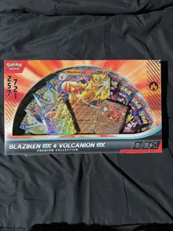 Pokemon TCG: Blaziken ex & Volcanion ex Premium Collection Factory Sealed - Image 1