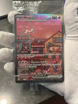 Mew ex SVP 053 Pokemon TCG Scarlet Violet 151 Black Star Promo Full Art Sealed - Image 3